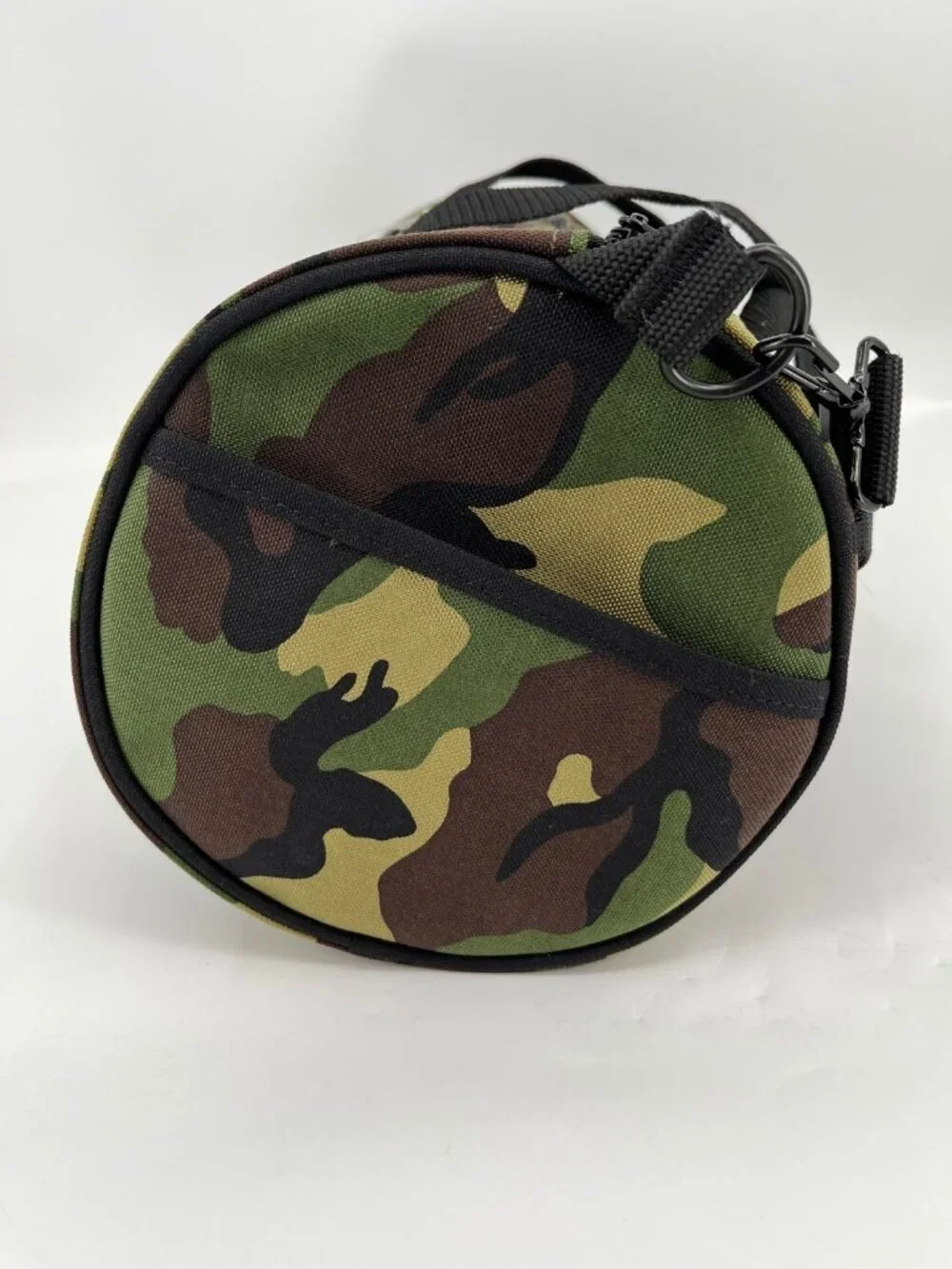 Manhattan Portage Chelsea Drum Bag Camo Canvas Zip Shoulder Adjustable Strap